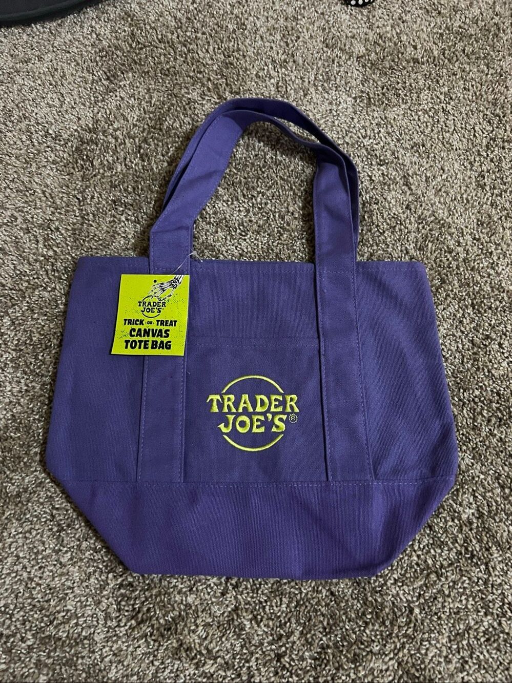 Trader Joe’s Purple Mini Tote Bag NEW